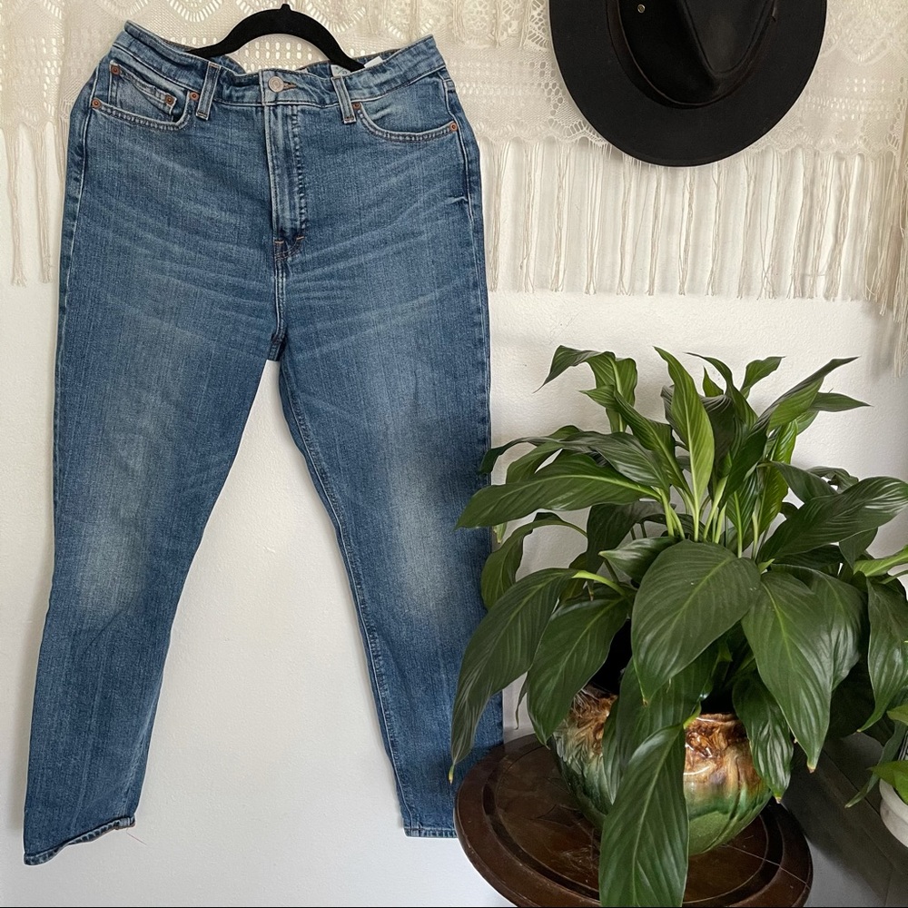 Lucky Brand High Waisted Mom Jeans
